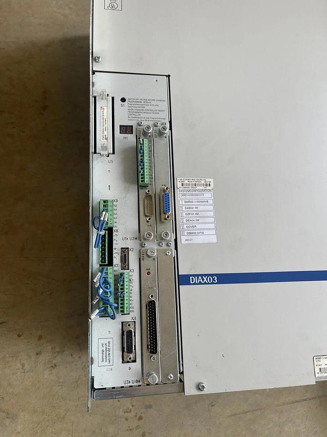 Used Indramat Digital A.C. Servo drive DKR03, DKR03.1-W200N-B FWA-DIAX03-AHS-03VRS-MS