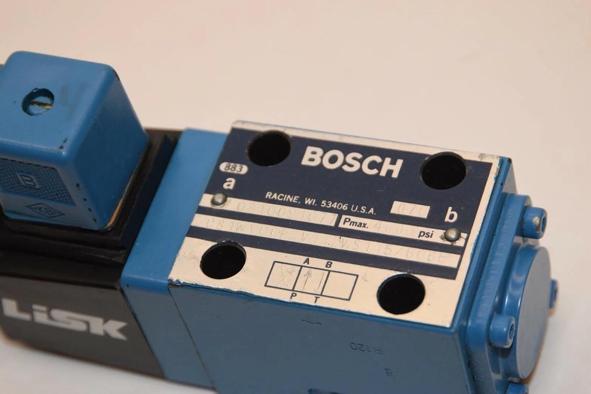 Used BOSCH 081WV06P1V112WS115/60B0 Solenoid Valve 4600psi 0810091077