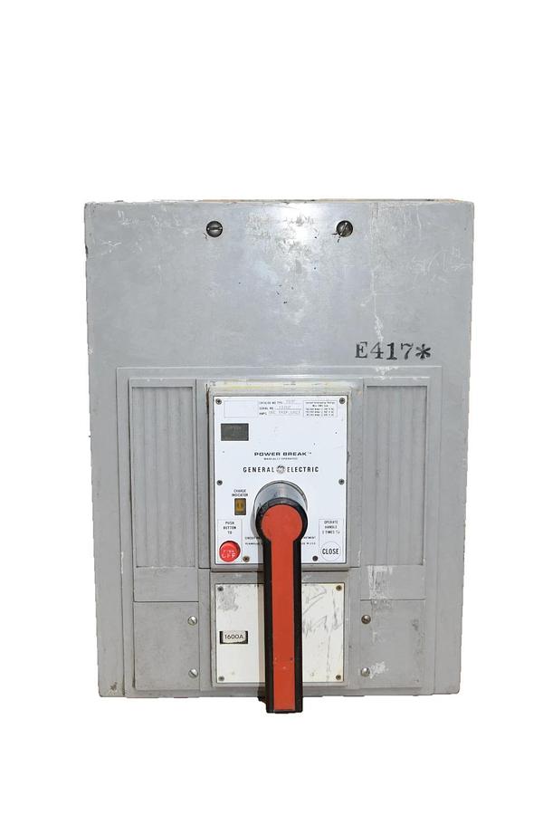 Used GE TPS203F 2000A Power Break Circuit Breaker w/ 1600 Amp Trip General Electric