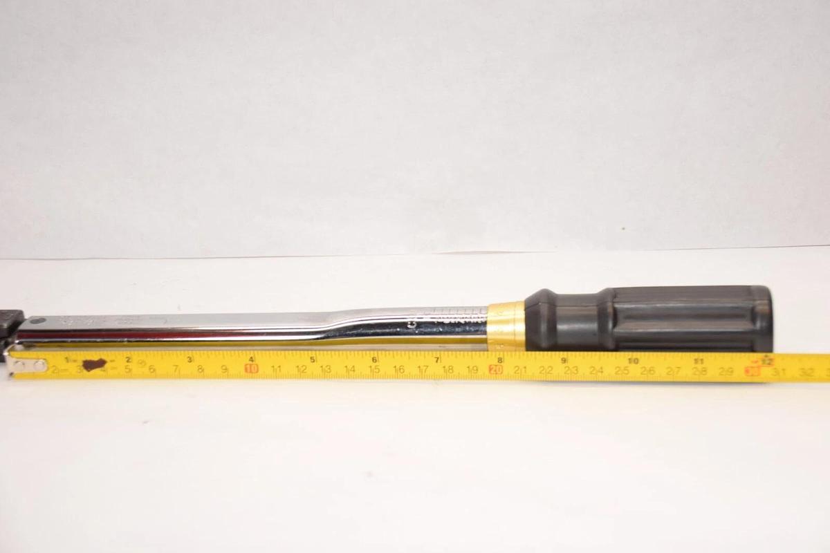 Used STURTEVANT RICHMONT 9/16" Head CCM75 FT-LBS Torque Wrench / Driver