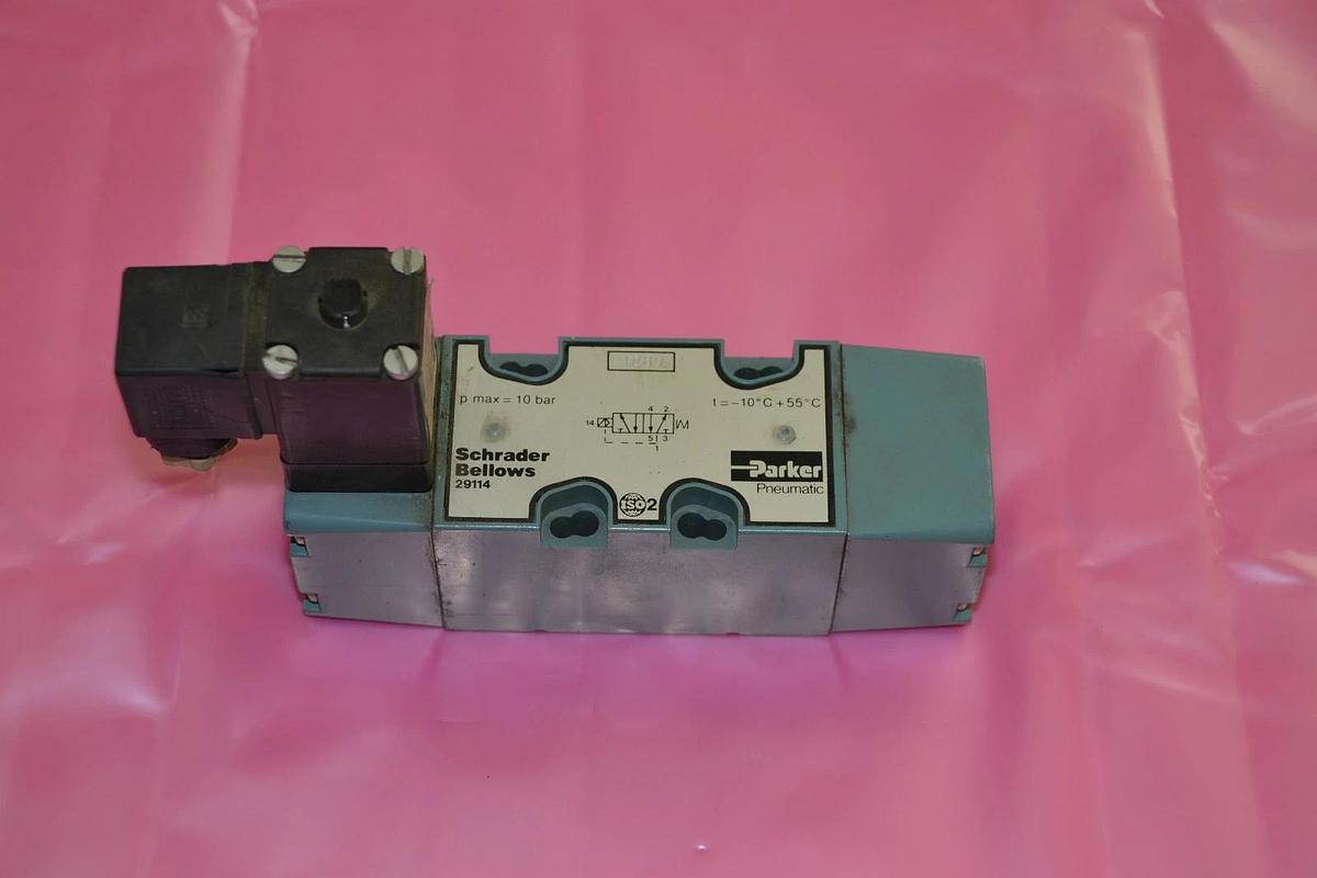 Used PARKER VALVE SCHRADER BELLOWS 150S 10 BAR 150S 150 S
