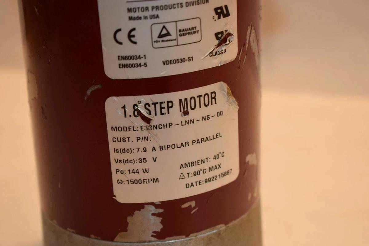 Used Pacific Scientific Sigmax Stepper Motor E33NCHP-LNN-NS-00