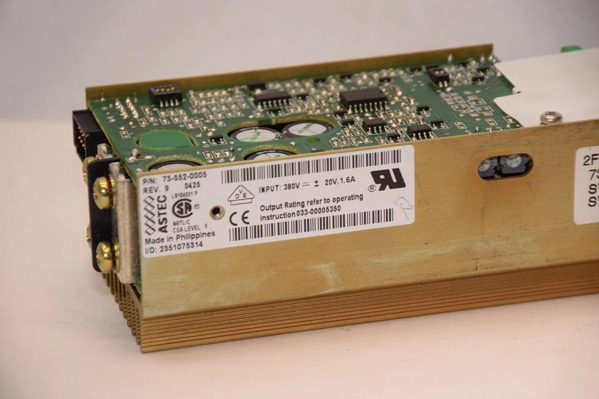 Used ASTEC 73-552-0005 Rev 9 380V 1.6A Power Supply Module