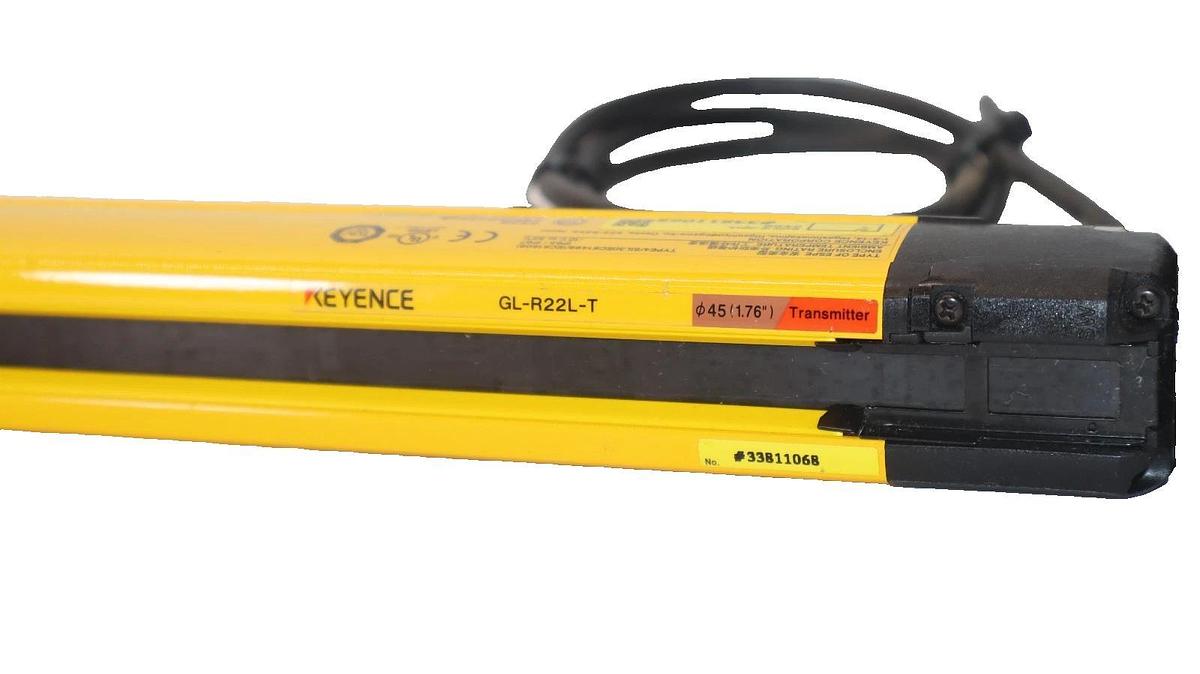 Used Keyence GL-R22L-T , GLR22LT 24V 56mA Light Curtain Transmitter