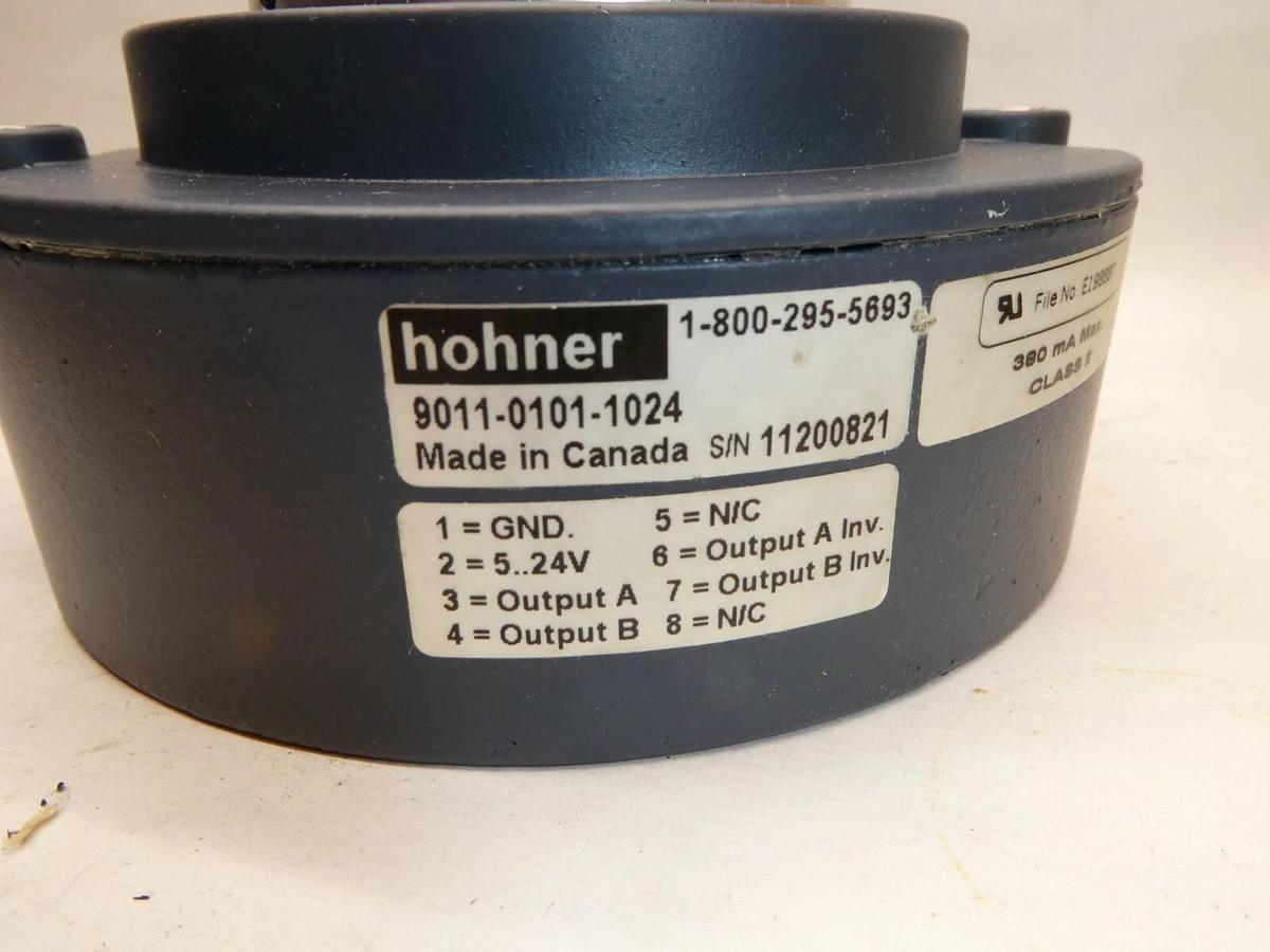 (NEW) HOHNER CORP. 9011-0101-1024 901101011024 2" Shaft Encoder Assembly