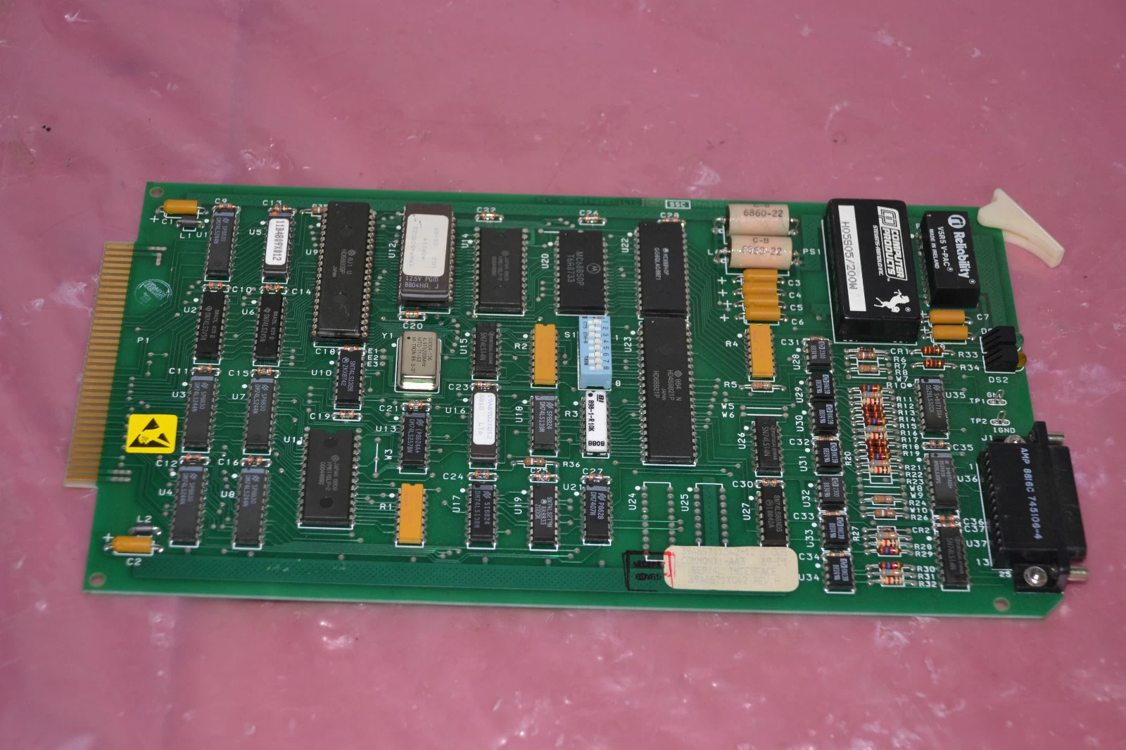 Used FISHER ROSEMOUNT SERIAL INTERFACE COMMONX1-AA3 39A8571X042-12 COMMONX1 AA3