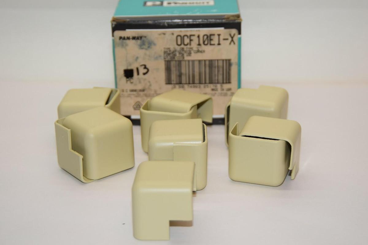 (NEW - Box of 13) PANDUIT OCF10EI-X L or C Raceway Outside Corner Fitting USA