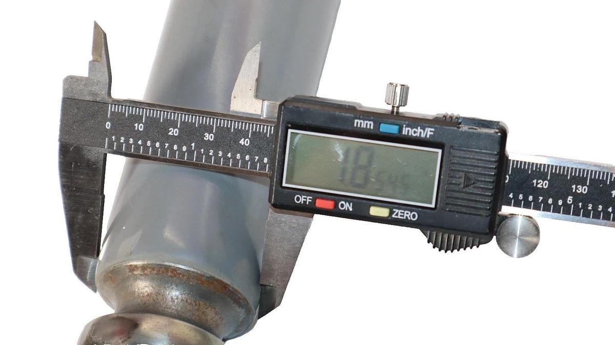 118480 , 20TTPRBGCTDZAX 17" Tapered Round Groove Conveyor Roller 7/16" Hex (New)