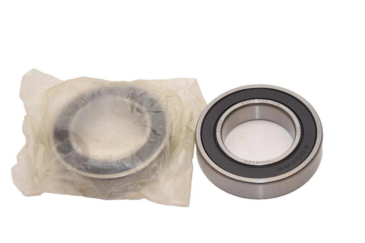 (NEW - Lot of 2) SHUSTER 6007 2RS JEM , 6007/2RS/JEM Bearing