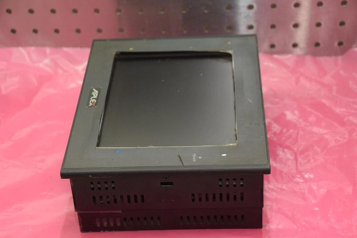 Used APLEX AHM-6085-95 8" INDUSTRIAL FANLESS TOUCH PANEL COMPUTER sold ASIS