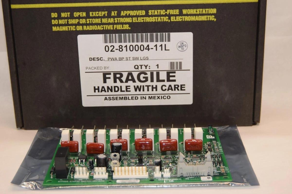 (NEW) EMERSON / LIEBERT 02-810004-11L Bypass Static Switch Driver Circuit Board