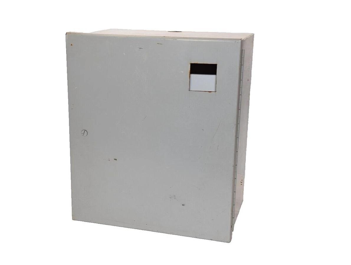 Used WIEGMANN 38248 , 14." x 12" x 8"  Electric Box  Enclosure, with backplate