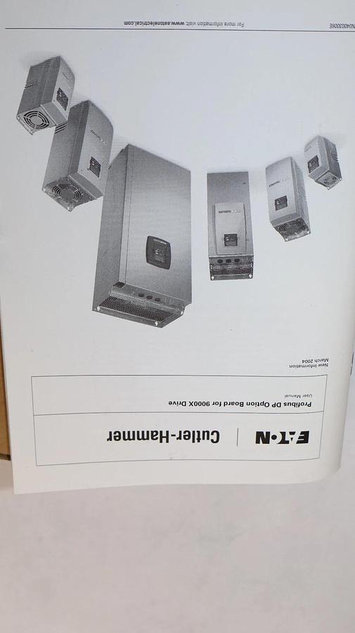 EATON Profibus DP w Sub-D9 Conn Circuit Board Card OPTC5V 782116319763 (NEW)