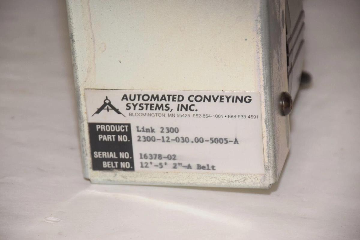 (NEW) AUTOMATED CONVEYING Link 2300 2300-12-030.00-5005-A 24A4BEPM-D3 Conveyor