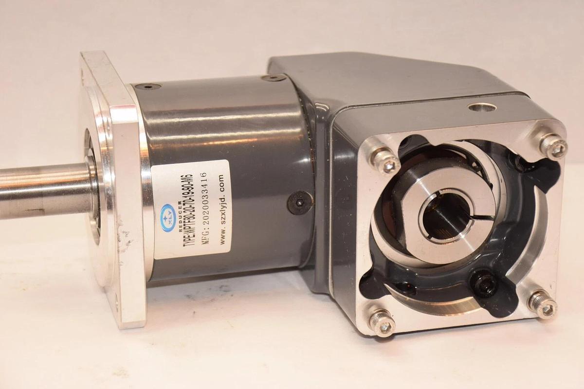 Used XLY WPTF80-20-70-19-90-M6 , WPTF8020701990M6 20.10mm Shaft Right Angle Gearhead