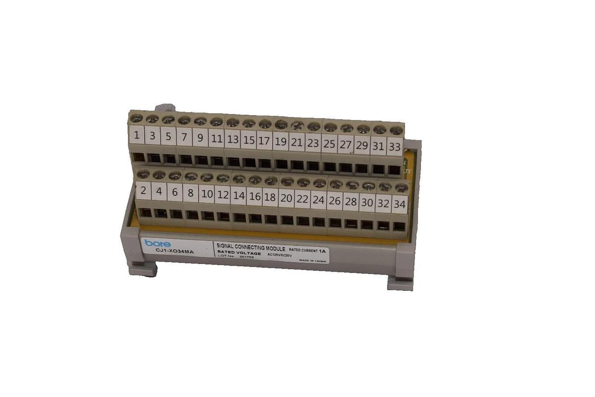 Used BORE CJ1-XO34MA , CJ1XO34MA 1A I/O Signal Relay Module