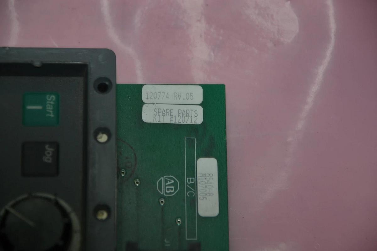 Used ALLEN BRADLEY 120661-02 W/ 120710-04 120663 PC BOARD / PROGRAM INTERFACE MODULE