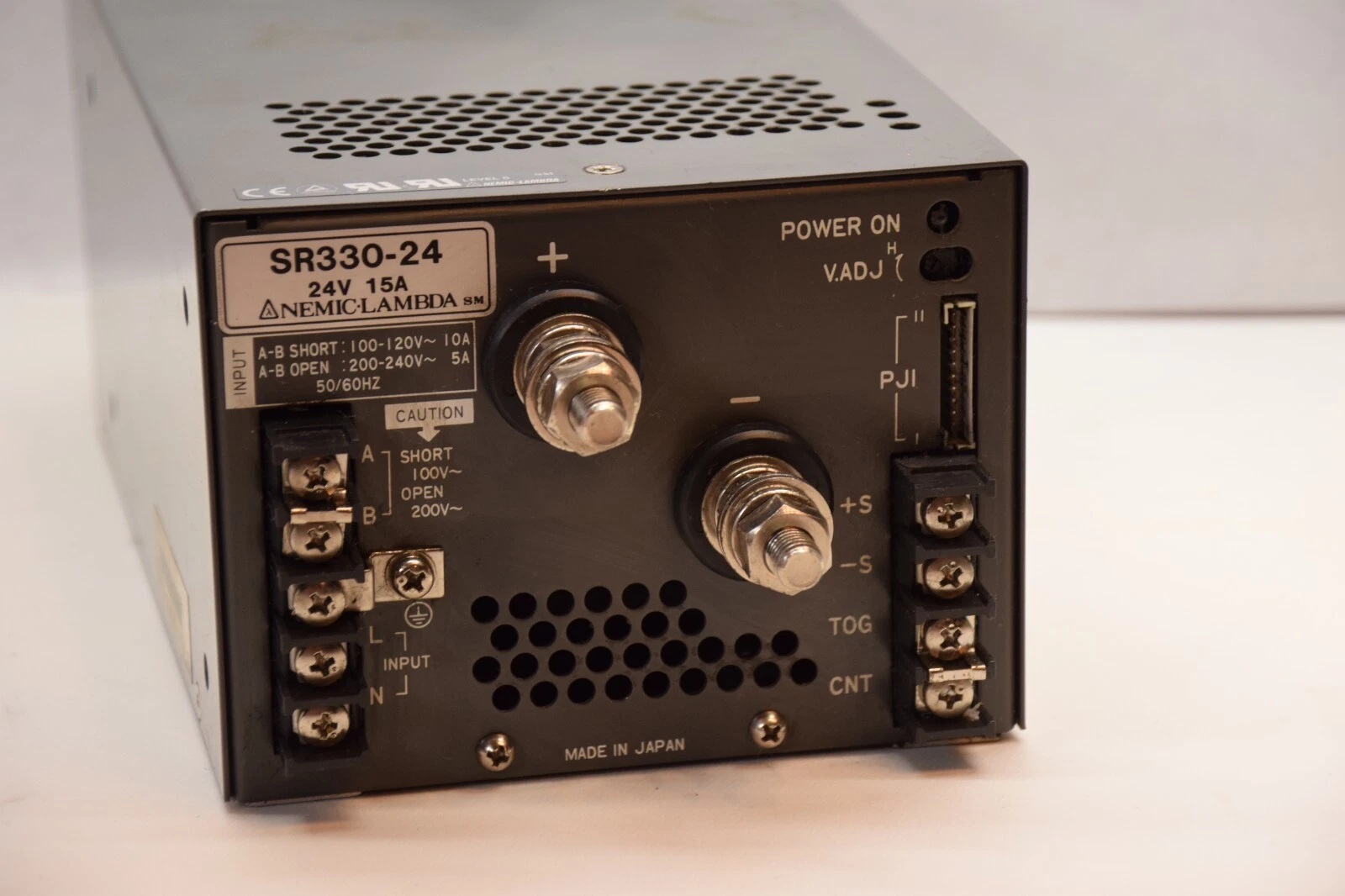 Used NEMIC LAMBDA SR330-24 , SR33024 24V 15A Power Supply