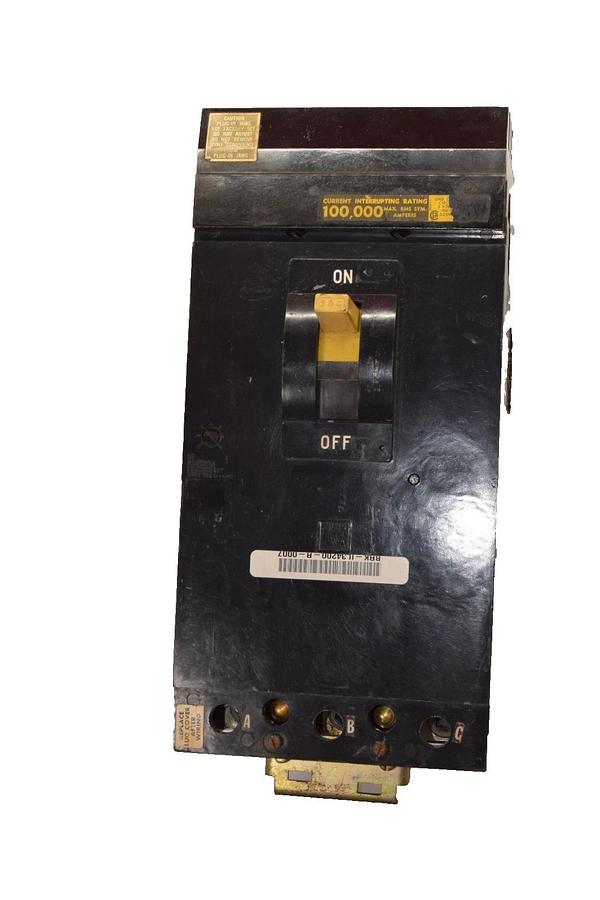 Used Square D 200A Circuit Breaker IL34200  3p 200 Amp 3 Pole