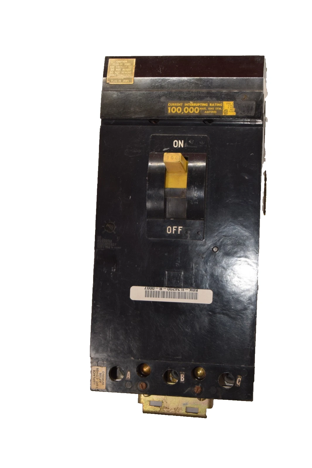 Used Square D 200A Circuit Breaker IL34200 3p 200 Amp 3 Pole