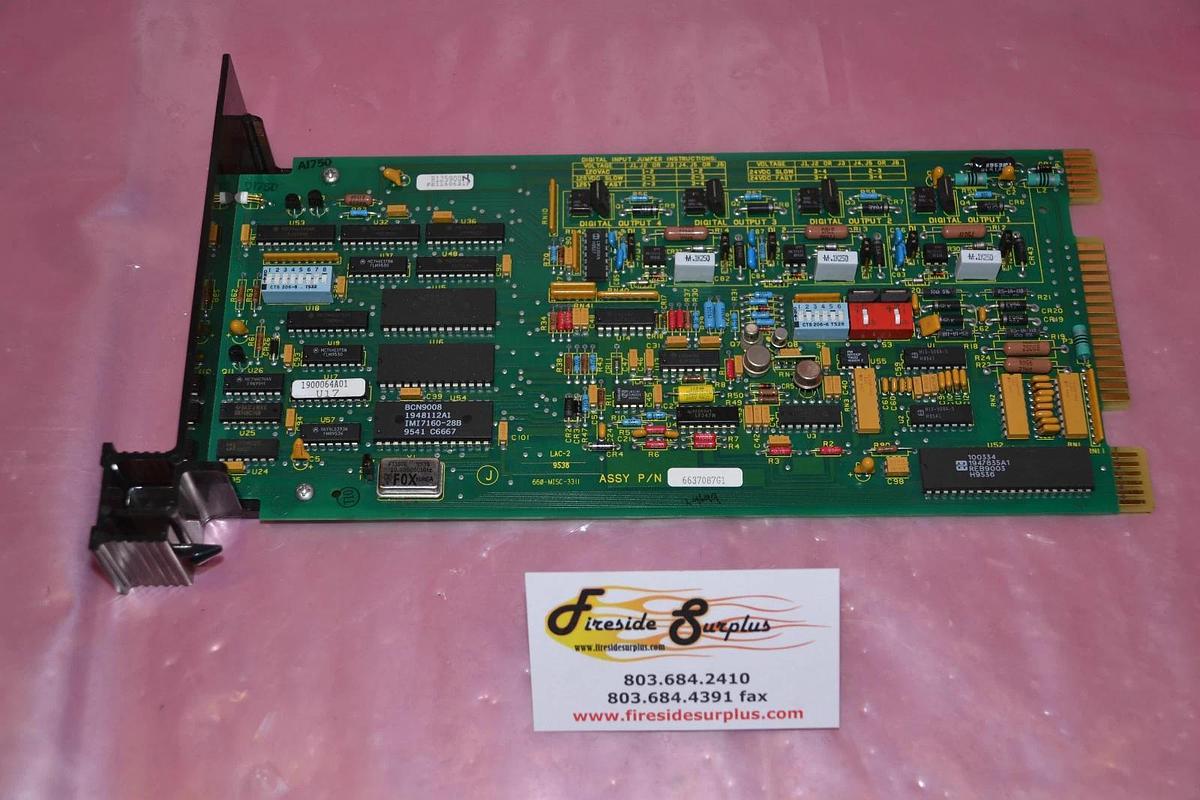 Used Bailey Control I/O NCIS02 6637087D1 663708