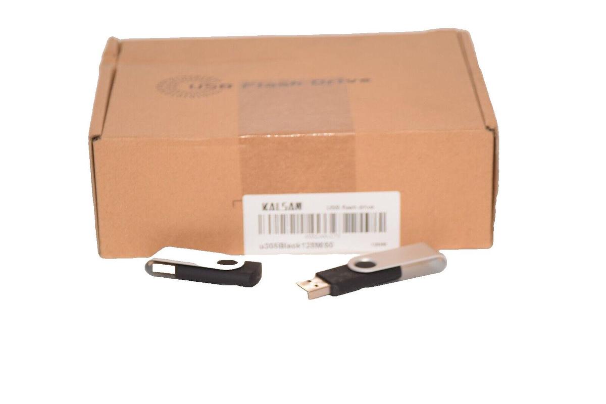 (Box Pack of 50) KALSAN U305 Black 128Mb 128 mb USB Flash Drive NEW