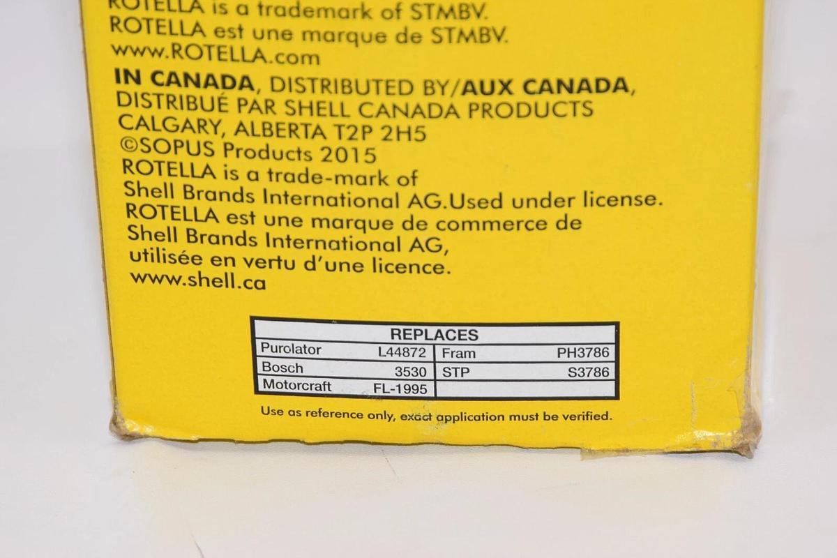 (NEW) ROTELLA RTO-49 RTO49 RT0-49 Oil Filter