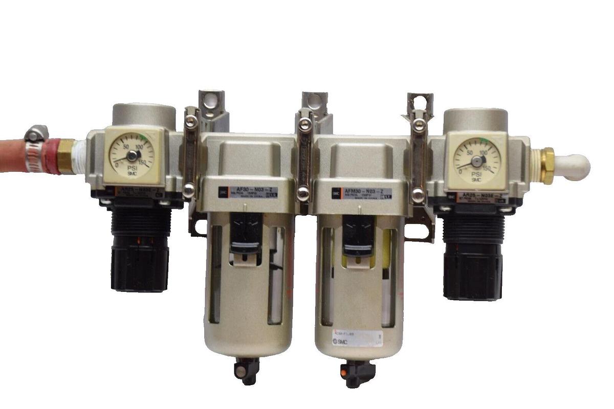 Used SMC AR25-N03E-Z Regulator Assembly AFM30-N03-Z AF30-N03-Z