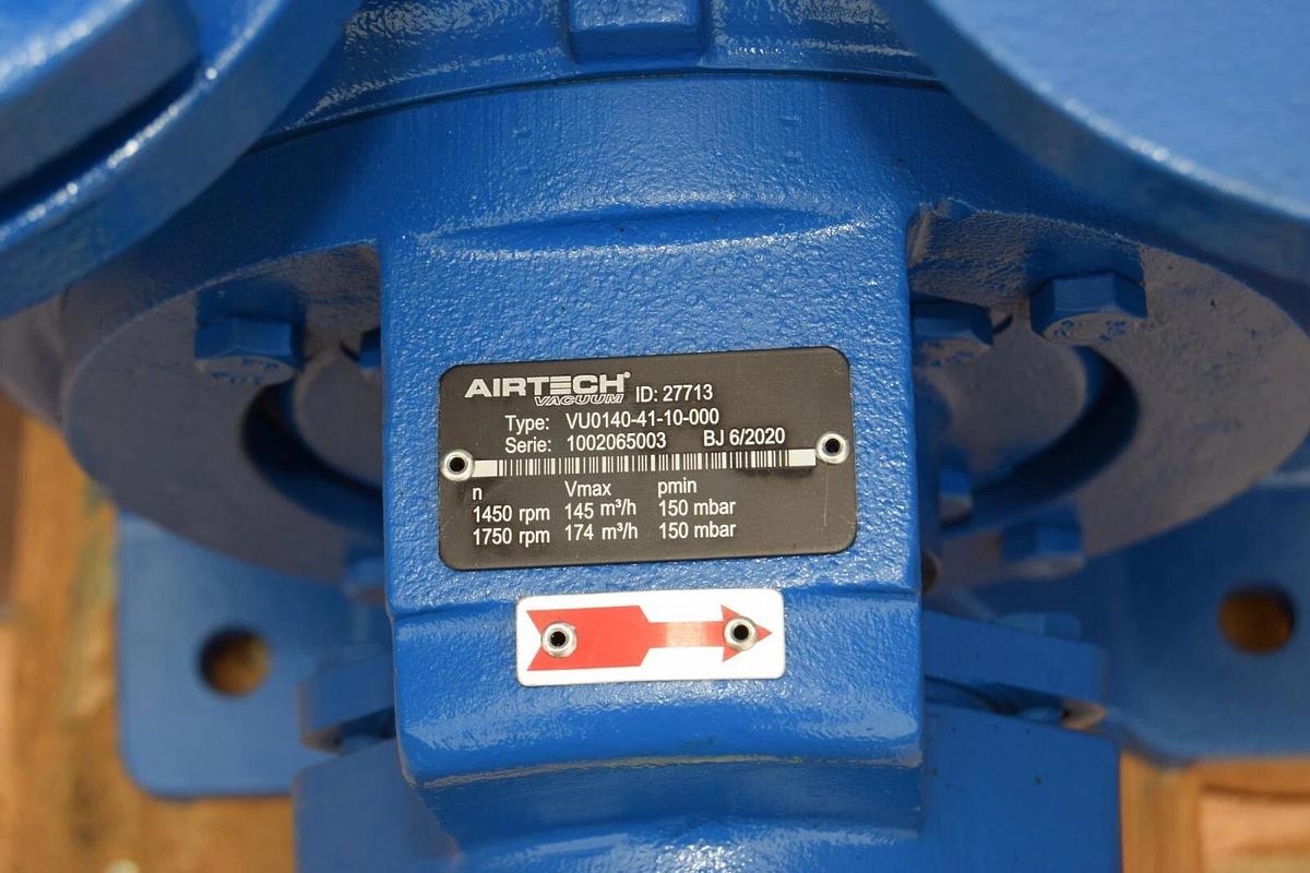 Airtech Vacuum Pump Speck VU0140-41-10-000 1450/1750rpm 150pmin 145/174v (NOS)