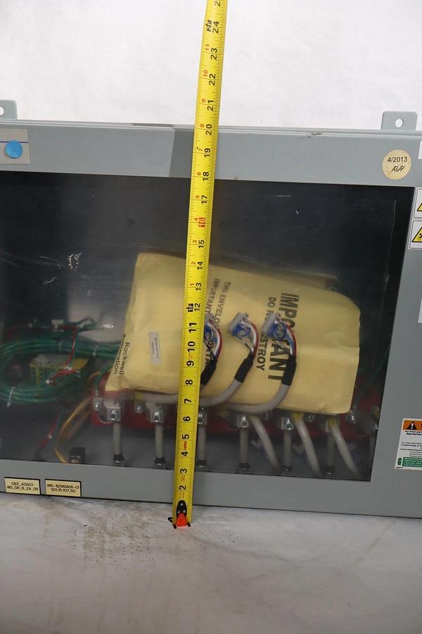 Used ALLEN BRADLEY 1000-10FHJ-BASE Series A Logix Panel Control Panel Box
