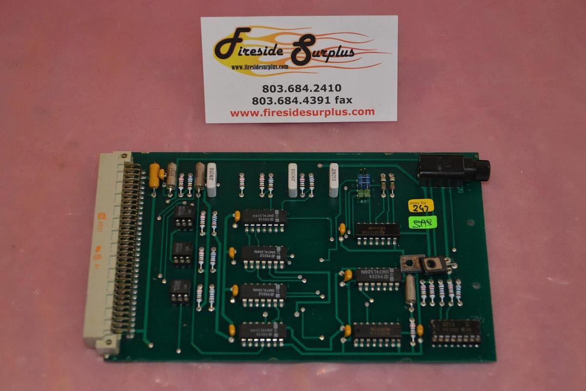 Used ARL CHARMILLES PRINT ELEC CIRCUIT BOARD CARD S 930013-2S 700109 S212 590