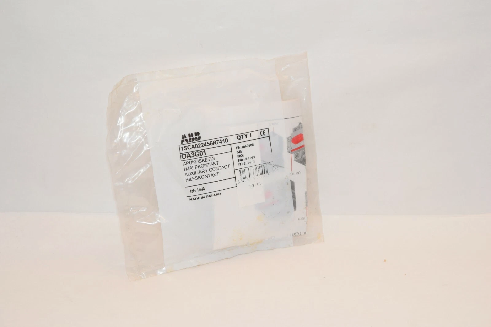 (NEW) ABB OA3HG01 1SCA022456R7410 Auxiliary Contact