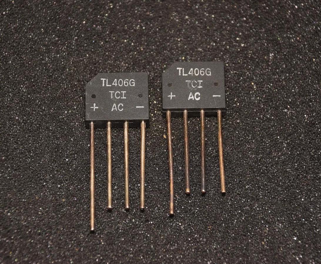 TCI TAITRON BRIDGE RECTIFIER TL406G  (Lot of 2)  NEW