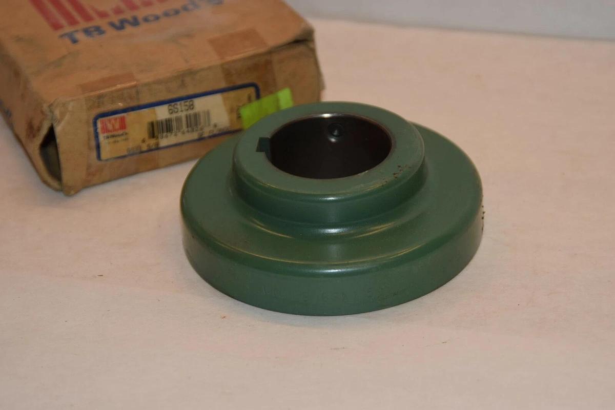 NEW TB WOODS 6S158 6SX1-5/8 1-5/8" BORE COUPLING HUB FLANGE