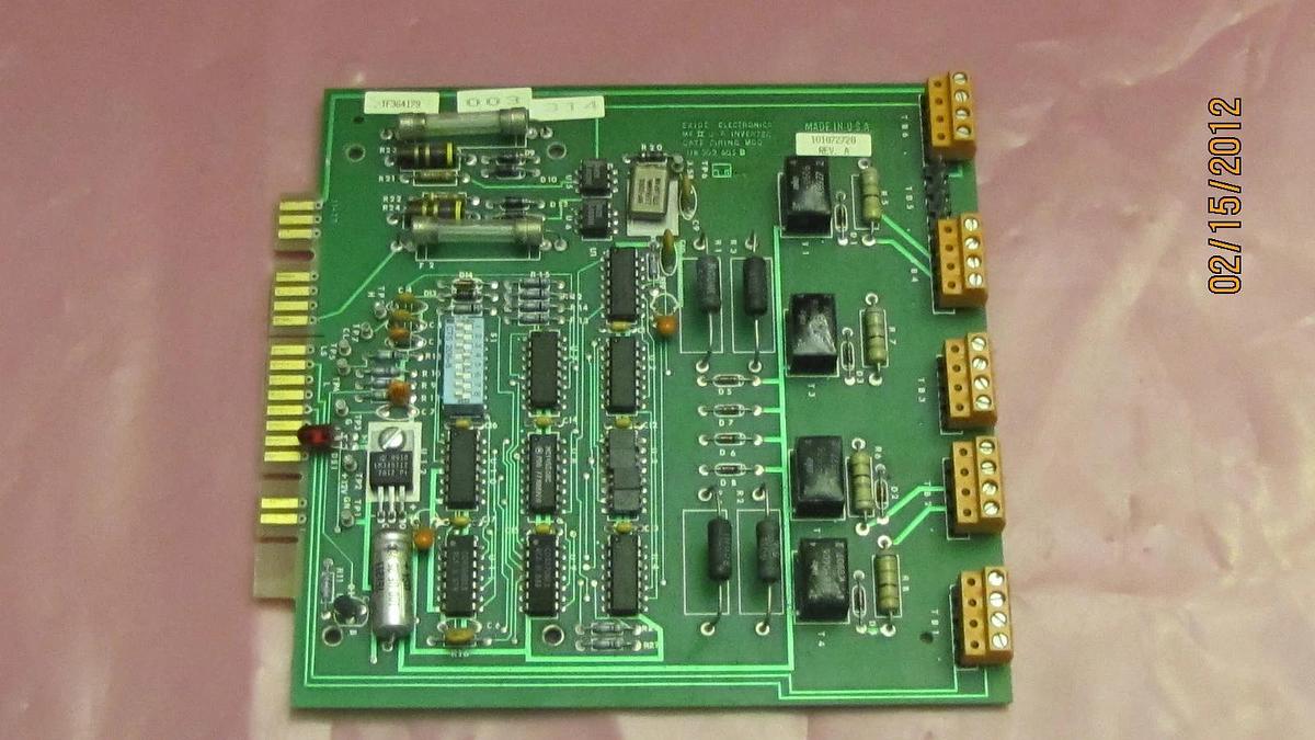 Used NEWAVE EXIDE INVERTER GATE FIRING MODULE 118 302 605 B 118302605B 101072720