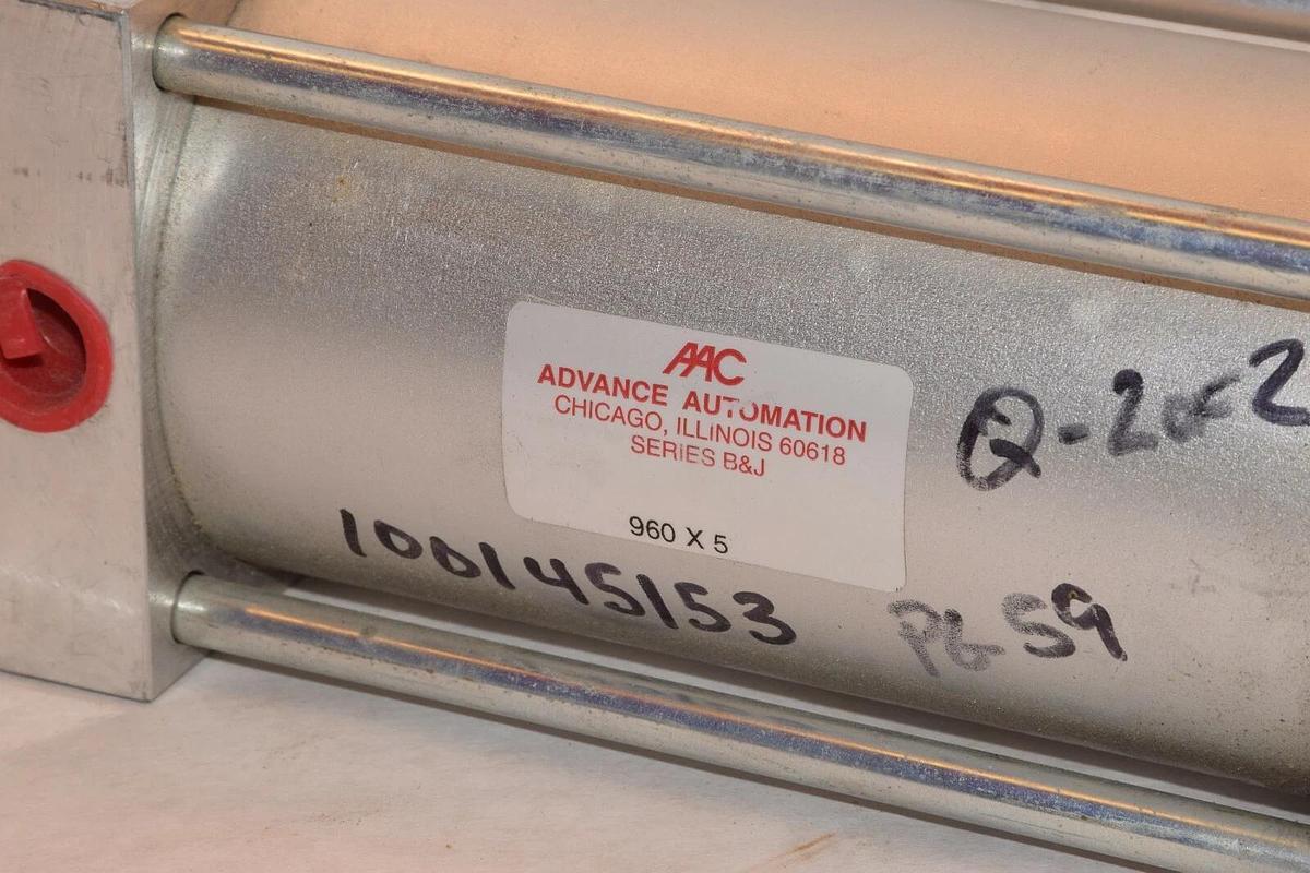 (NEW) AAC 960x5 960 x 5 Series B&J Pneumatic Cylinder