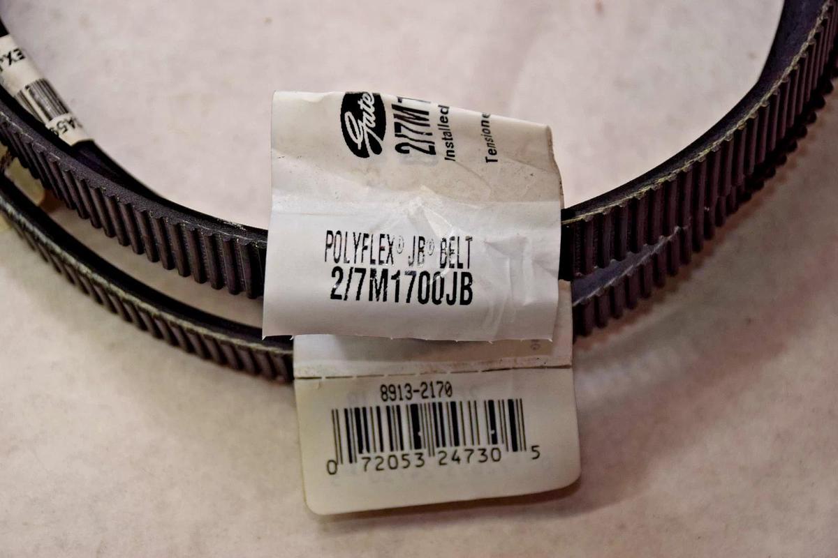 GATES POLYFLEX JB BELT  2/7M1700JB 66.70" OUTSIDE LENGTH 9/32" NEW