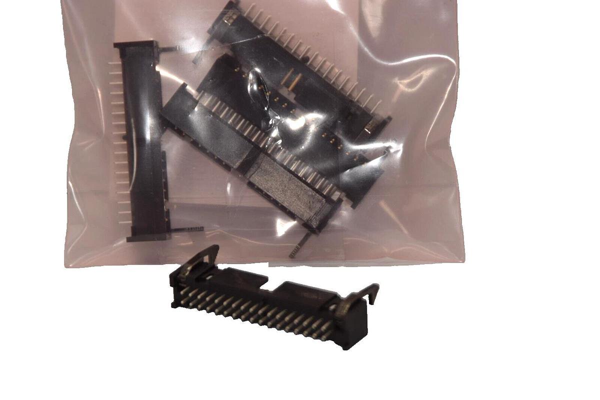 (NEW - Lot 5) TE CONNECTIVITY 1-1761608-1 Connector Header Lopro Str .100 34 Pos