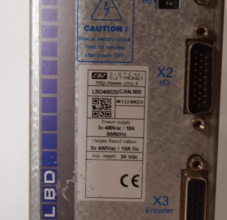Refurbished CMZ Power Supply LBD40020/CAN.000 3x400Vac 10a 24vdc (Refurbished)