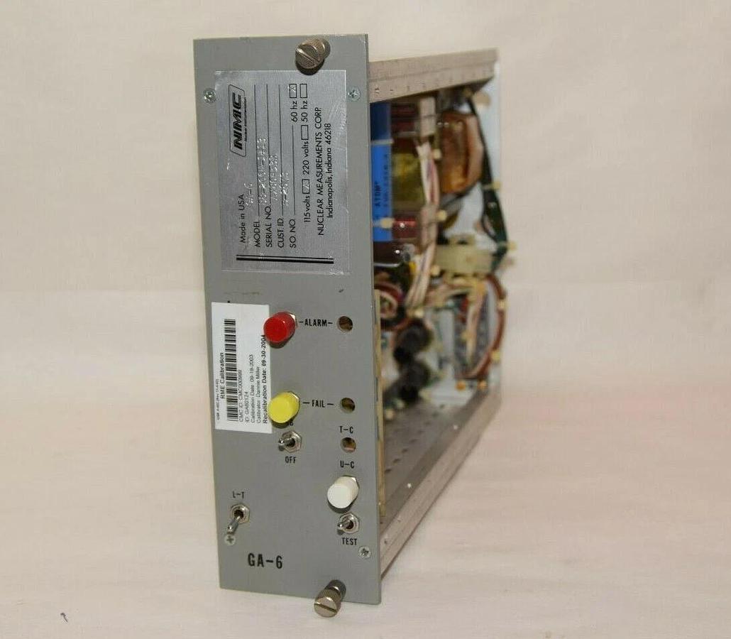 Used NMC GA-6 GA6 115V 60Hz Alarm Module