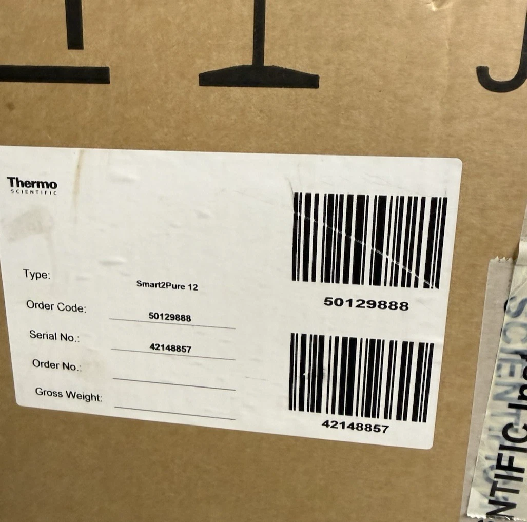 Thermo Scientific Smart2Pure 12 UV Water Purification System 50189888 (New)