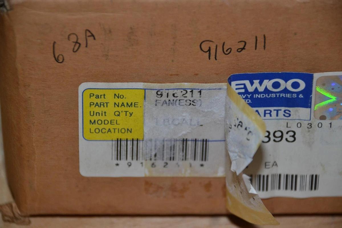 Used Daewoo Clark Fan d552393 916211 cl916211  FAN BLADE  FORKLIFT PARTS