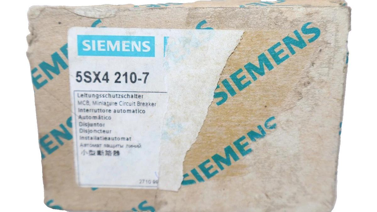 Siemesn 5SX4 210-7 , 5SX4210-7 Miniature Circuit Breaker (New)
