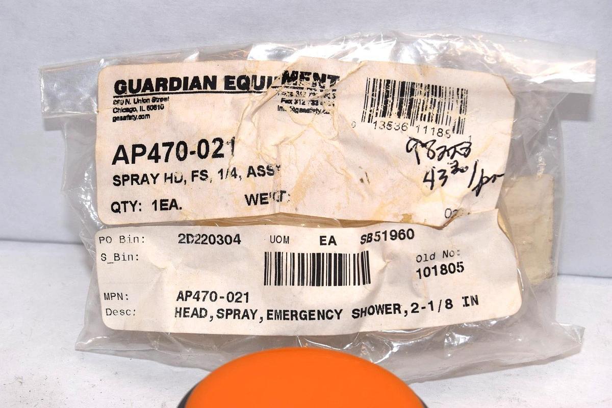 Guardian Equipment AP470-021 2-1/8" Emergency Spray Shower Head 1/4"