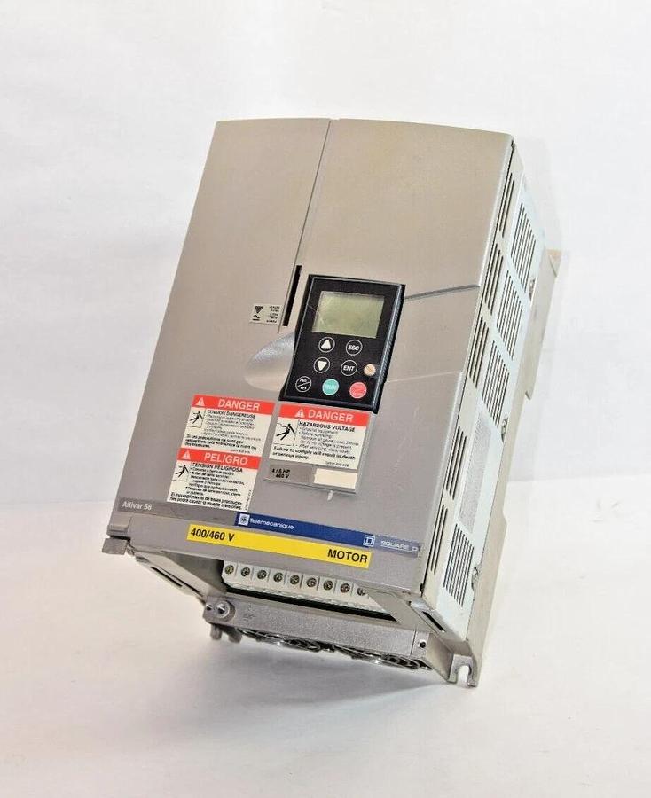 Used Square D Telemecanique Altivar 58 Drive ATV58HU54N4XZ 4/5hp 460v 3ph