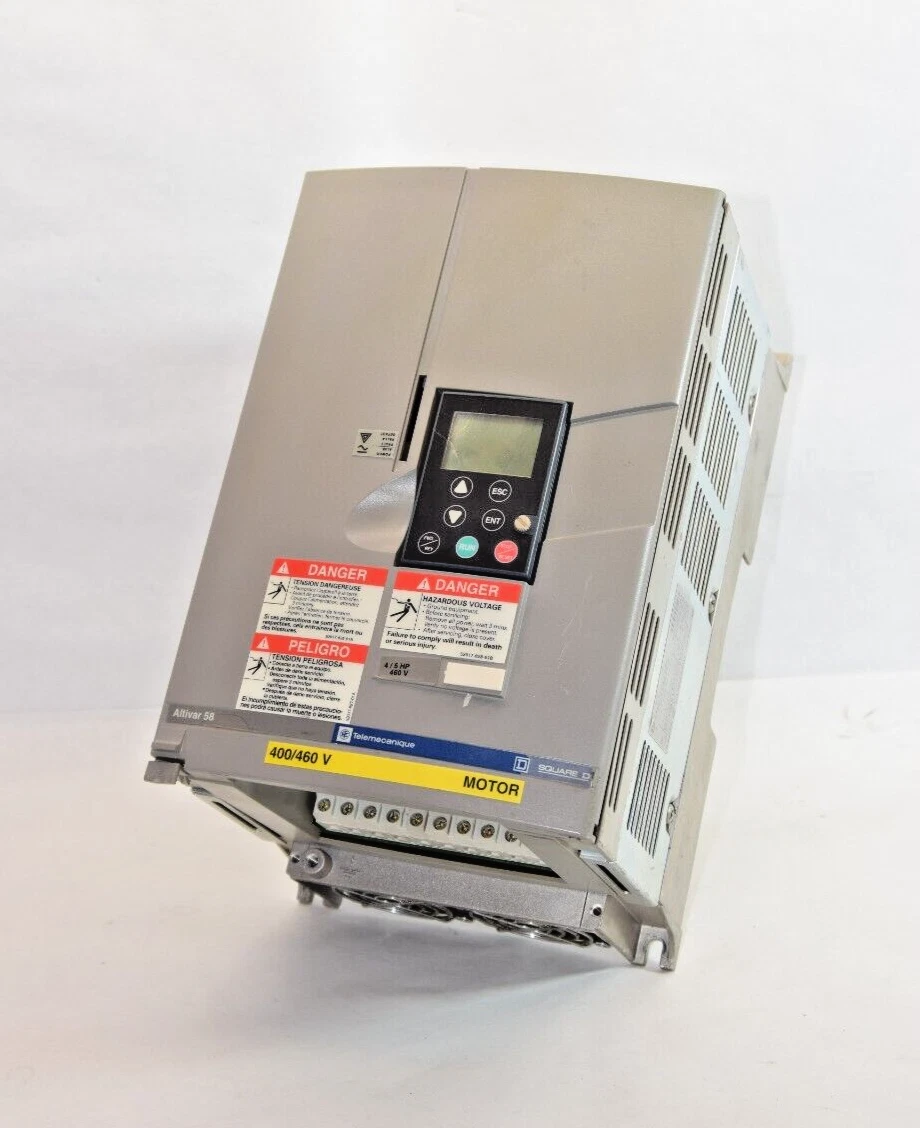 Used Square D Telemecanique Altivar 58 Drive ATV58HU54N4XZ 4/5hp 460v 3ph