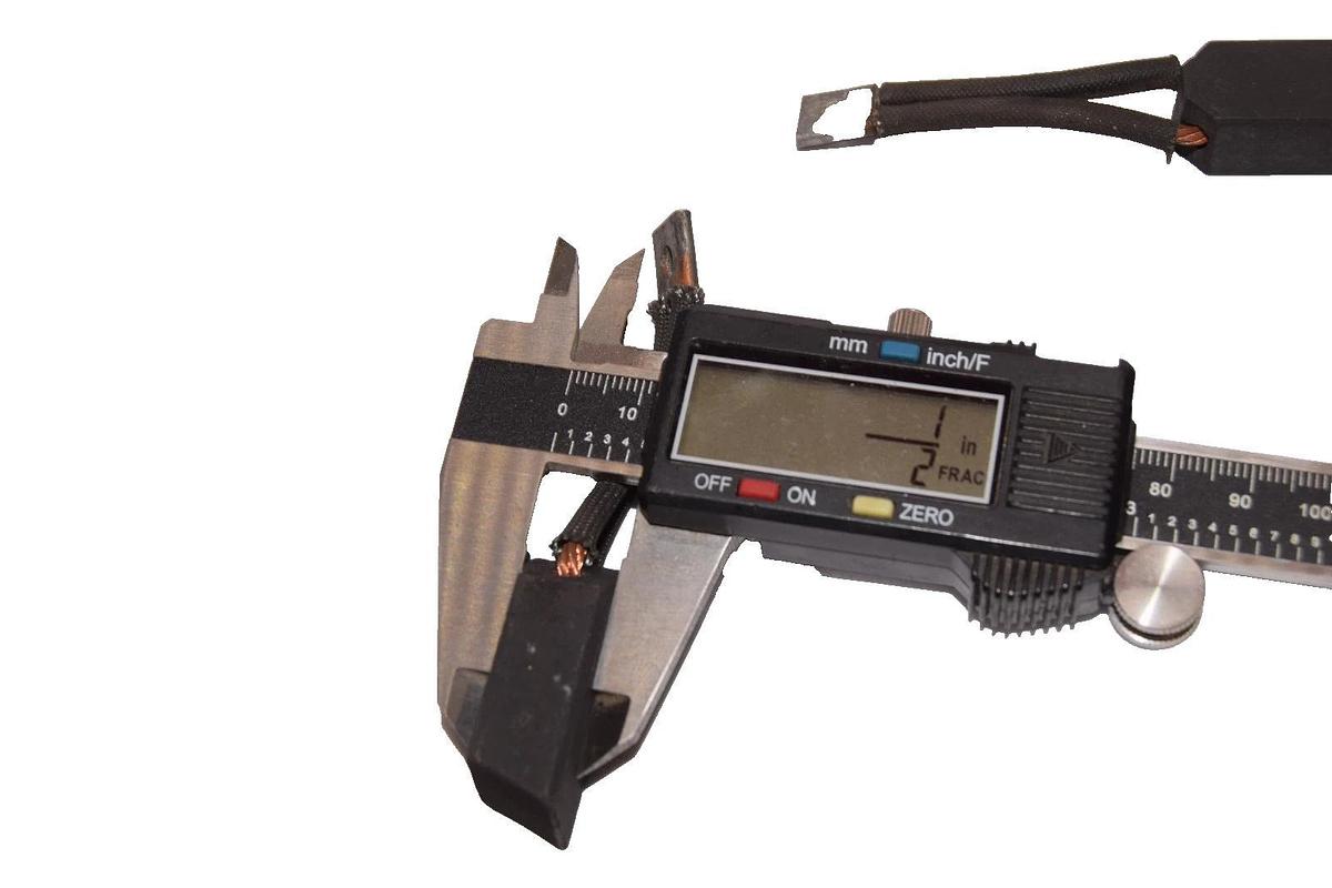 Raymond 1-3/8" x 5/8" x 1/2" Carbon Motor Brush  (Lot of 5 - New)