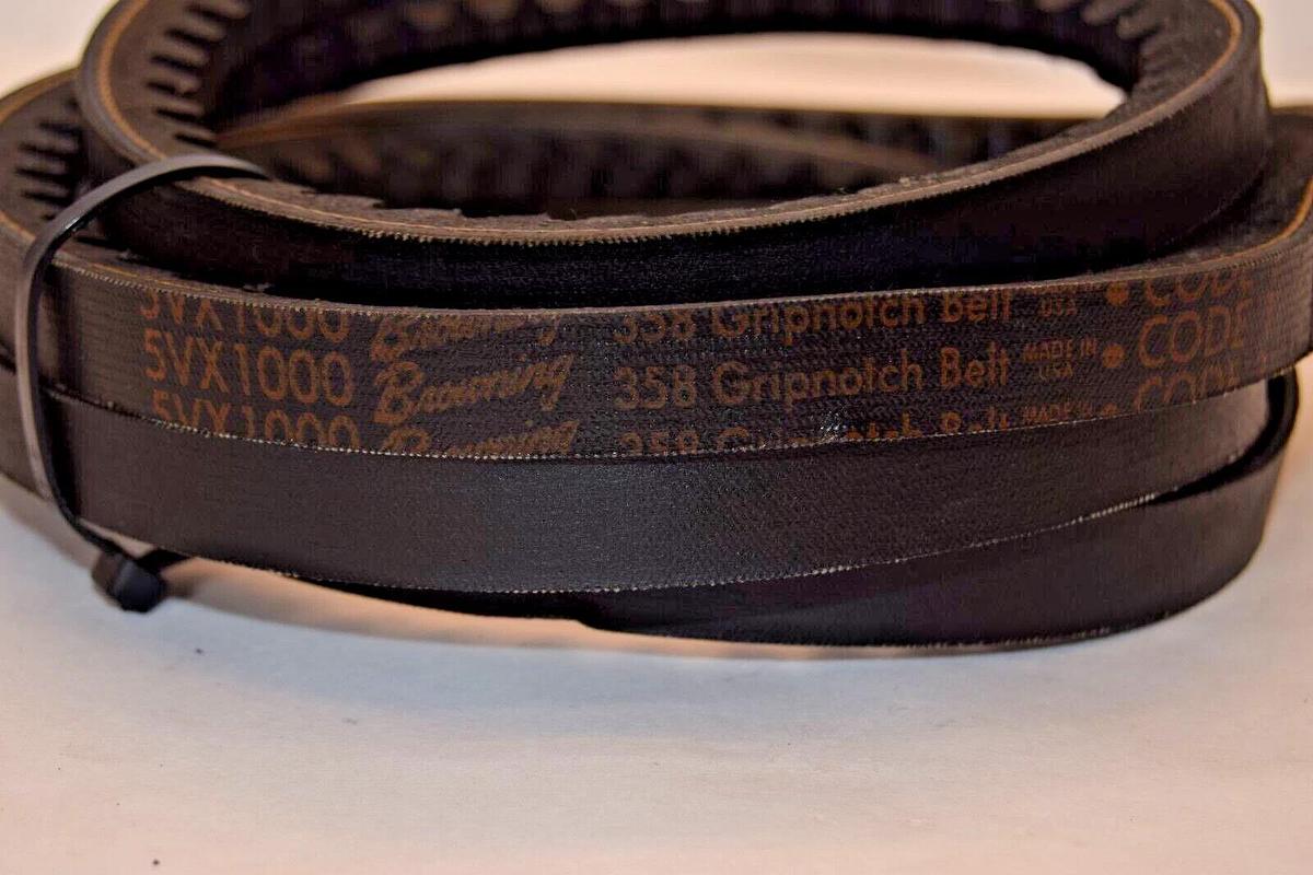 (NEW) BROWNING 5VX1000 358 Gripnotch Cogged V-Belt USA