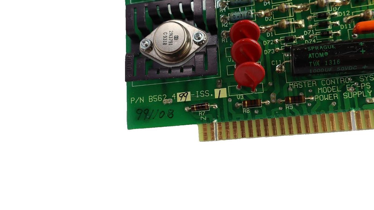 Used MASTER CONTROL SYSTEMS EC-PS ECPS B562 499 B562499 ISS 1 Power Supply Board Card