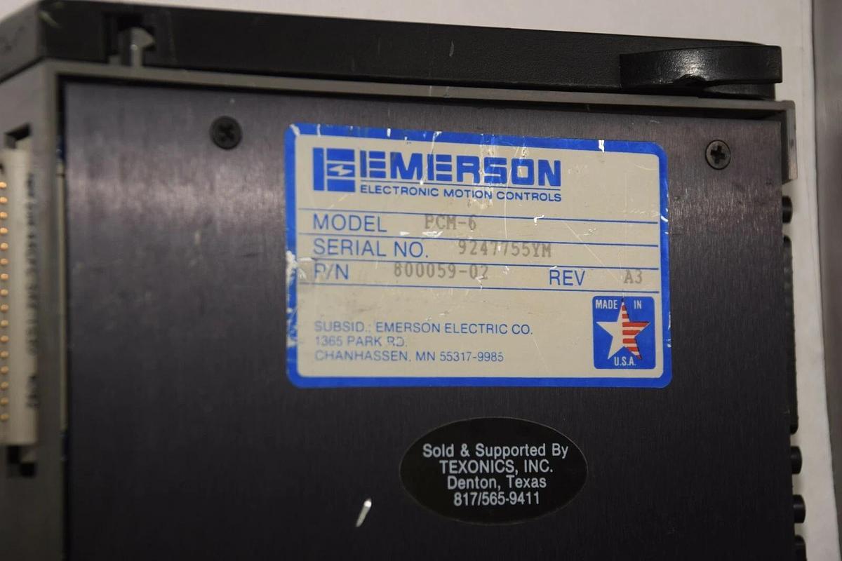 Used EMERSON PCM-6 PCM6 POSITIONING SERVO DRIVE PHASE SYNCHRONIZING CONTROLLER